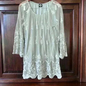 CalStyle Green Lace Women’s Dress / Size M!